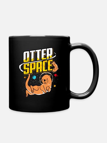 Otter - Tasse einfarbig - Schwarz