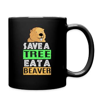 Biber - Mug uni - noir - Droite