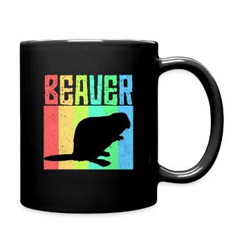 Biber - Mug uni - noir - Droite
