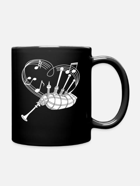 Cornemuse - cornemuse - cornemuse - coeur - Mug uni - noir