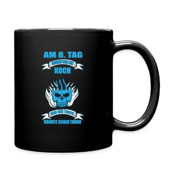 Dieu a créé le cadeau de cuisinière de cuisine de chef de cuisine - Mug uni - noir - Droite