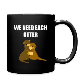 Nous avons besoin de chaque loutre - Mug uni - noir - Droite
