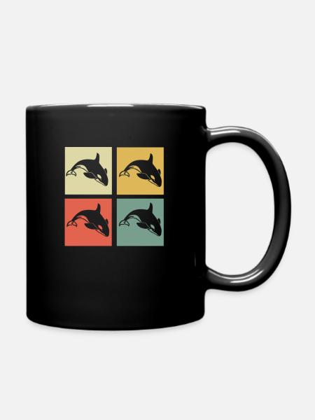 Wal - Tasse einfarbig - Schwarz