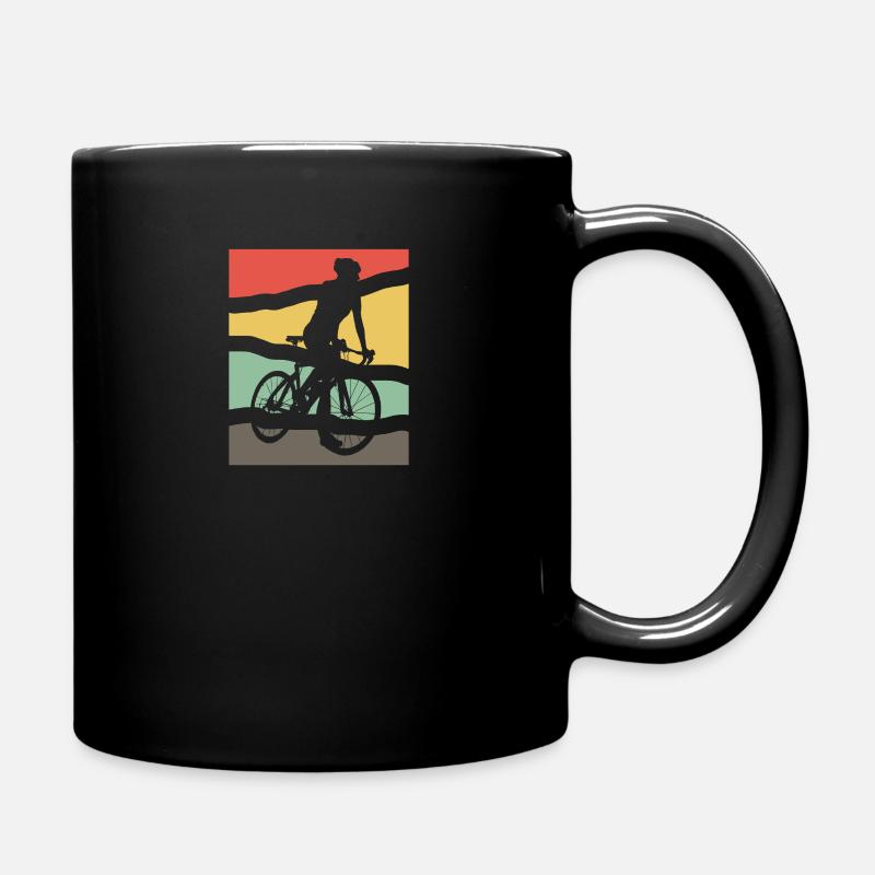 Fahrradfahren - Tasse einfarbig - Schwarz