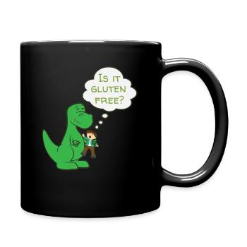 Dino Gluten Free Human Gift Nutrition - Full Colour Mug - black - Right