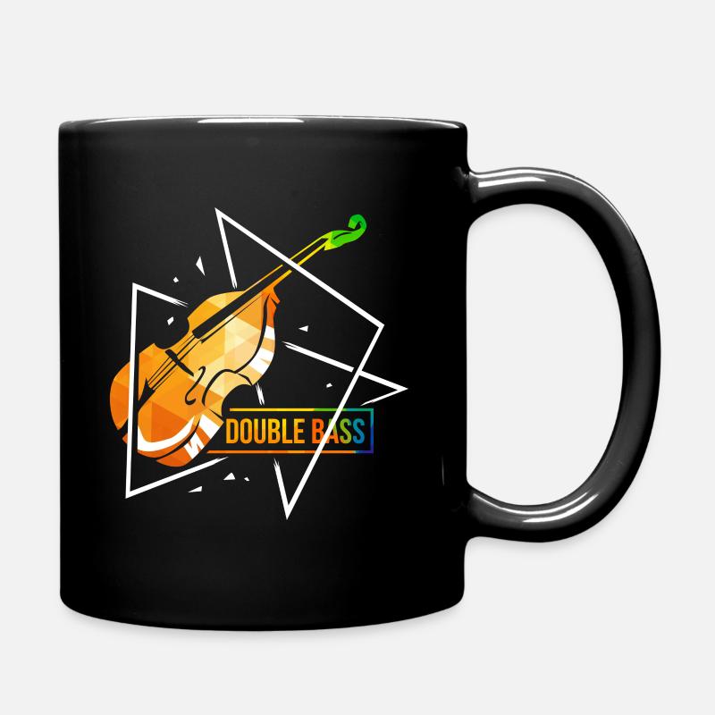 Violon Contrebasse - Mug uni - noir