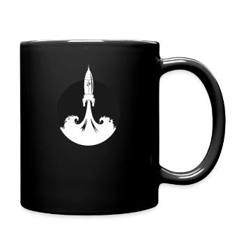 Rocket Gift Military Army Bomb - Full Colour Mug - black - Right