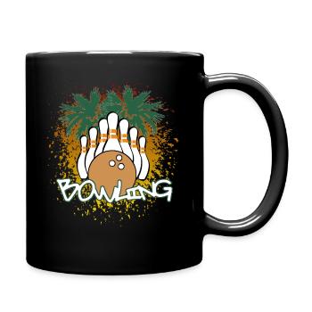 Bowling - bowling - Full Colour Mug - black - Right