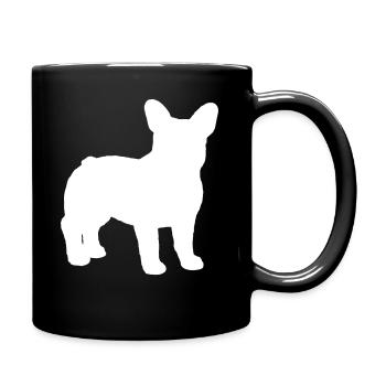 Bulldog français - Mug uni - noir - Droite