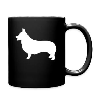 Corgi - Mug uni - noir - Droite