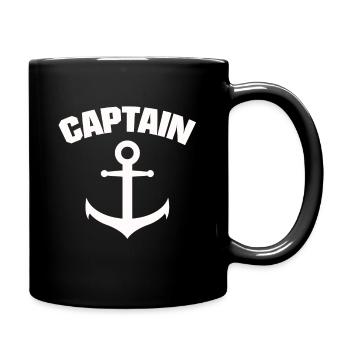 CAPTAIN ANKER ANKAREN CAPTAIN SEAMAN BOAT PRESENT - Tasse einfarbig - Schwarz - Rechts