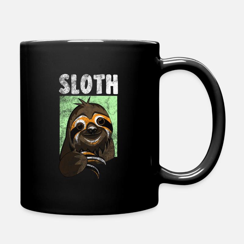 Sloth - Full Colour Mug - black