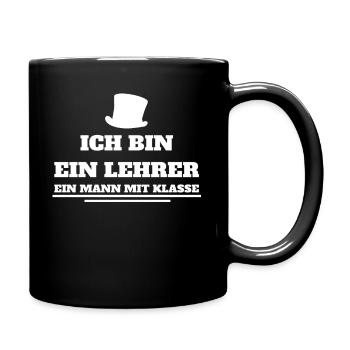Teacher - Full Colour Mug - black - Right