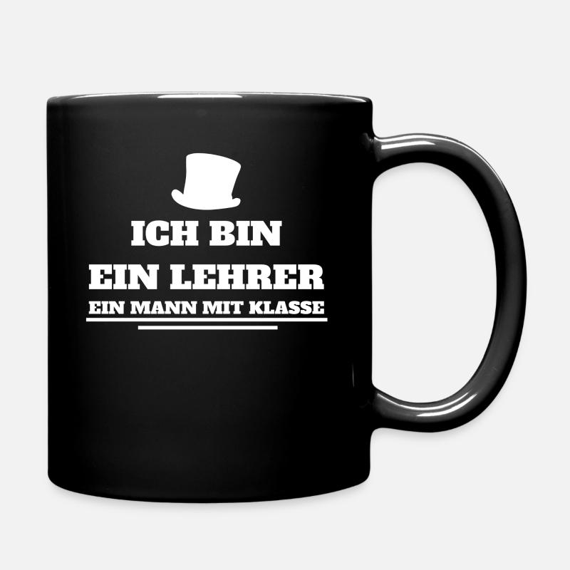 Lehrer - Tasse einfarbig - Schwarz