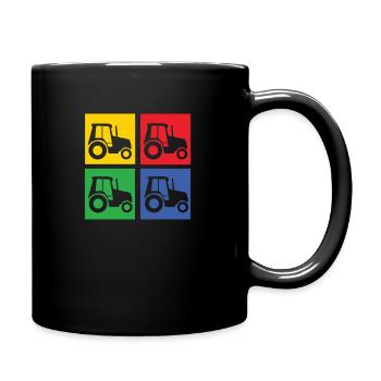 Agriculteur - Mug uni - noir - Droite