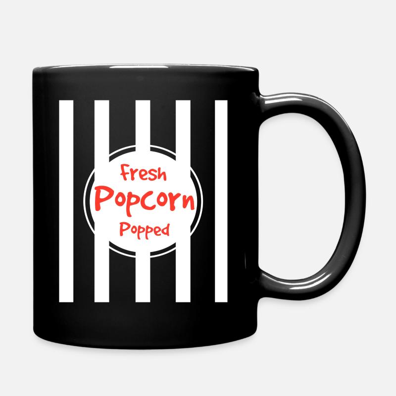 Popcorn Popcorn Kostüm Kino Tv Serie Geschenk - Tasse einfarbig - Schwarz