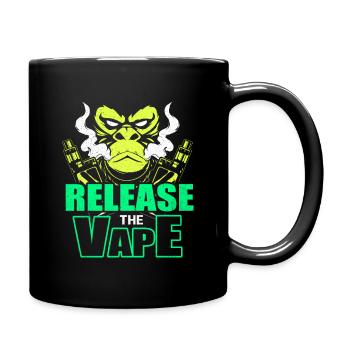 Vape - Tasse einfarbig - Schwarz - Rechts