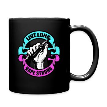 Vape - Tasse einfarbig - Schwarz - Rechts
