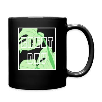 Toller Tag - Tasse einfarbig - Schwarz - Rechts
