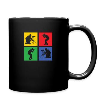 Fotografie - Tasse einfarbig - Schwarz - Rechts