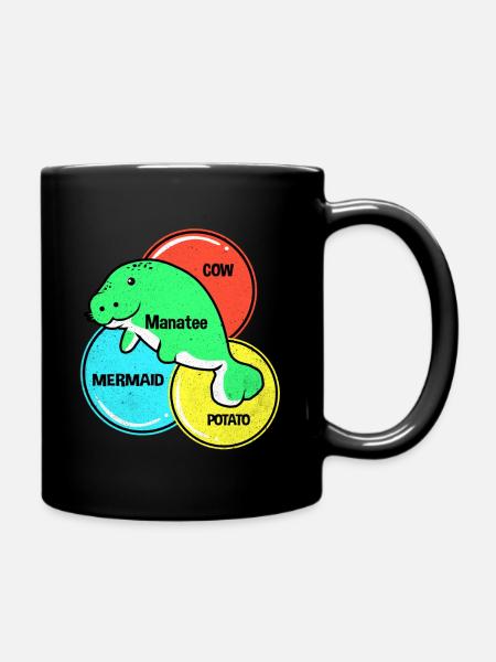 Seekuh - Tasse einfarbig - Schwarz