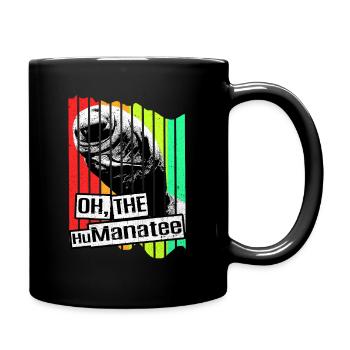 Manatee - Full Colour Mug - black - Right