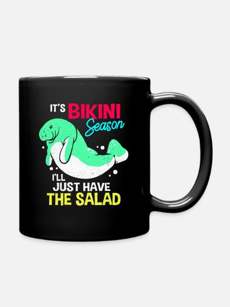 Seekuh - Tasse einfarbig - Schwarz
