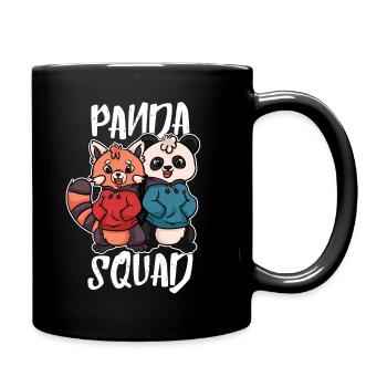 Red Little Panda Panda Bear Squad Gift - Full Colour Mug - black - Right