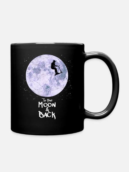 Stuntscooter trick scooter scooter sk8 skater - Full Colour Mug - black