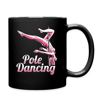 Pole Dancing Dancing Sport Fitness Gym Training - Full Colour Mug - black - Right