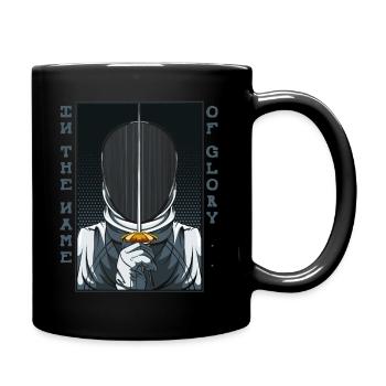 L’escrime - Mug uni - noir - Droite
