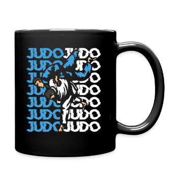 Judo - Tasse einfarbig - Schwarz - Rechts