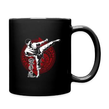 karaté - Mug uni - noir - Droite