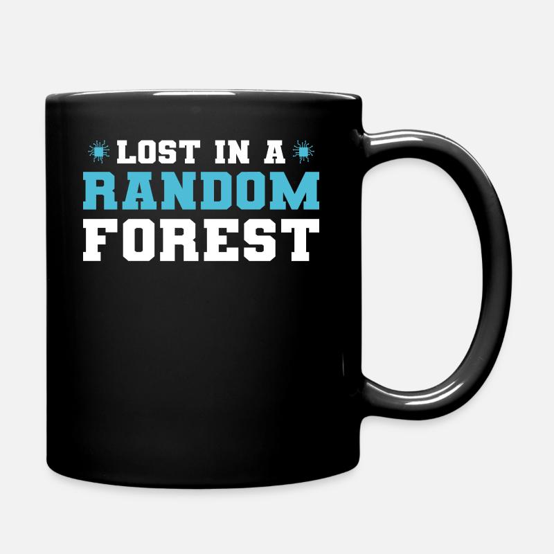 Random Forrest Lost - Shirt - Tasse einfarbig - Schwarz