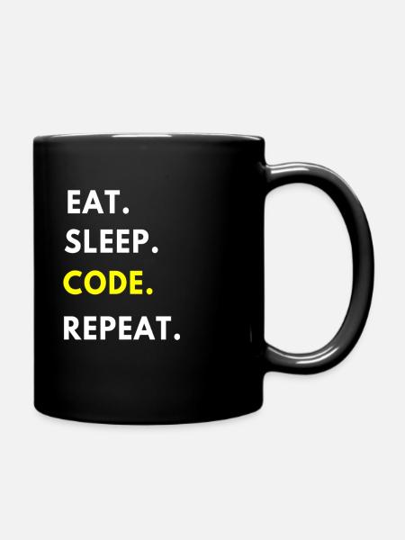 Programmierer - Tasse einfarbig - Schwarz