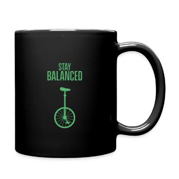 Unicycling - Full Colour Mug - black - Right