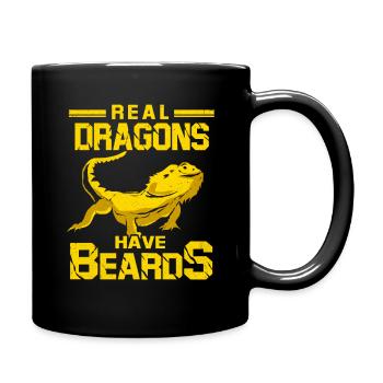Bartagame - Tasse einfarbig - Schwarz - Rechts