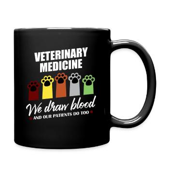 Veterinary Assistant Veterinary Medicine Veterinary Medicine Shirt - Full Colour Mug - black - Right