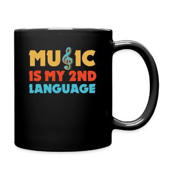Musiciens musiciens - Mug uni - noir - Droite