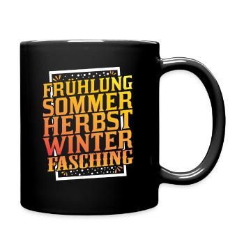 Spring Summer Autumn Winter Carnival - Full Colour Mug - black - Right