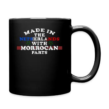 Pays Bas Maroc Pays Origine - Cadeau - Mug uni - noir - Droite