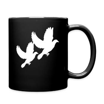colombe - Mug uni - noir - Droite