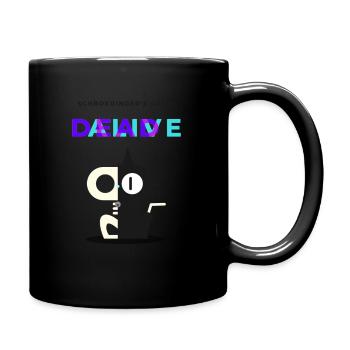 Schrödingers Katze Physiker Nerd - Tasse einfarbig - Schwarz - Rechts