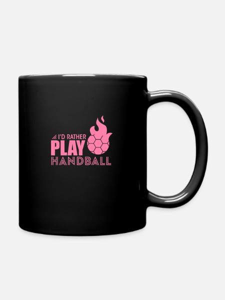 Handballerin Handballerin Handballerin - Tasse einfarbig - Schwarz