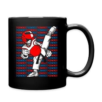 Taekwondo - Full Colour Mug - black - Right