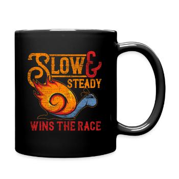 Escargot - Mug uni - noir - Droite