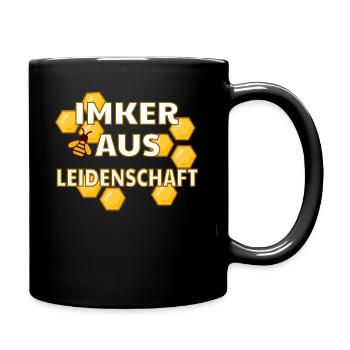 Cadeau d’apiculteur - Apiculteur passionnel - Mug uni - noir - Droite