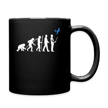Modellflug Evolution - Tasse einfarbig - Schwarz - Rechts
