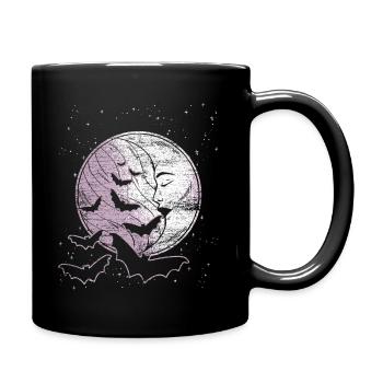 Bat Night - Full Colour Mug - black - Right