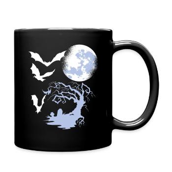 Chauve-souris Mouches - Mug uni - noir - Droite